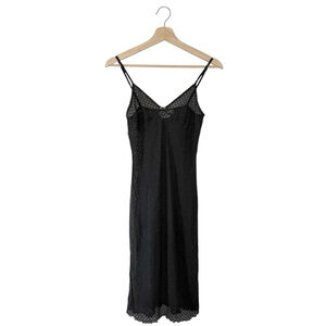 Y2K 2000’s Penelope Black Lace Slip Dress Size S
